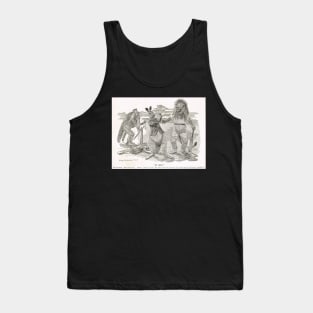 Ashes Cricket Punch cartoon 1899 W G Grace Tank Top